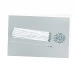 Спица 14Gx255мм (100шт к-кт), белая, ВЕЛОЗАПЧАСТИНИ, YQ-412414