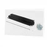 Спица 14Gx272мм (100шт к-кт), чёрная, ВЕЛОЗАПЧАСТИНИ, YQ-411801