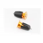 Заглушки руля, алюминиевые, золотистые к-кт, ВЕЛОЗАПЧАСТИНИ, YQ-409808