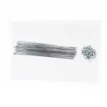 Спица 14Gx282мм (100шт к-кт), хром, ВЕЛОЗАПЧАСТИНИ, YQ-403904