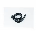 Зажим (хомут) трубы сиденья MTB 31,8мм, крепл. эксцентрик, алюминиевый, чёрный, ВЕЛОЗАПЧАСТИНИ, YQ-411985