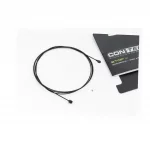 Трос гальмівний 1350мм універсальний MTB/ROAD з кінцевиком, нержавіюча сталь, тефлонове покриття, чорний Slick Stainless with