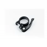 Зажим (хомут) трубы сиденья MTB 31,8мм, крепл. эксцентрик, алюминиевый, чёрный AT-109, ВЕЛОЗАПЧАСТИНИ, YQ-412171