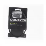 Трос гальмівний 2100мм універсальний MTB/ROAD з кінцевиком, нержавіюча сталь, тефлонове покриття, чорний Slick Stainless with