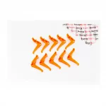 Курок ручки газа "узкий", к-кт 10шт, ТРИМЕР, YQ-213734