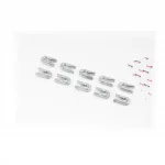 Набор алюминиевых ушек (вставок) на шпульку, к-кт 10 шт, ТРИМЕР, YQ-213905