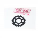 Звезда задняя ХВЗ 24T, чёрная, ВЕЛОЗАПЧАСТИНИ, YQ-412324