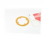 Звезда передняя MTB Narrow Wide 34Т (BCD:104мм), алюминиевая, золотистая, ВЕЛОЗАПЧАСТИНИ, YQ-412366