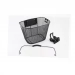 Корзина передняя (сетка) с ручкой, крепл. быстросъёмное на руль, чёрная JY-301Z, ВЕЛОАКСЕСУАРИ, YQ-409316
