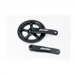 Шатуны "квадрат" 152мм, 42T (3/32") CITY, алюминиевые, чёрные AM-111, ВЕЛОЗАПЧАСТИНИ, YQ-412542