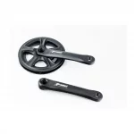 Шатуны "квадрат" 170мм, 36T (3/32") CITY, алюминиевые, чёрные PRO-Q36P, ВЕЛОЗАПЧАСТИНИ, YQ-412415