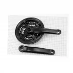 Шатуны "квадрат" 170мм, 42.34.24T MTB, чёрные BL 07, ВЕЛОЗАПЧАСТИНИ, YQ-411311