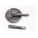 Шатуны "квадрат" 170мм, 48.38.28T MTB, алюминиевые, чёрные MY-AC41, ВЕЛОЗАПЧАСТИНИ, YQ-406364