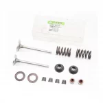 Клапана впускной (H-79,8; D-30,4; d-6), выпускной (H-79,8; D-25,5; d-6) к-кт 2шт 178F+пружина-2шт+шайба-4шт+сухарь-4шт, D178/186F,