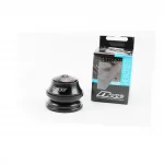 Рулевая колонка 1-1/8" (44/28,6x44/30мм) безрезьбовой вилки, полуинтегрированная, высокая, чёрная H115M-1, ВЕЛОЗАПЧАСТИНИ,