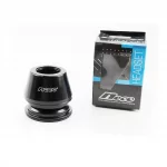 Кермова колонка 1-1/8" (44/28,6x44/30мм) різьбової вилки, висока, чорна H112N, ВЕЛОЗАПЧАСТИНИ, YQ-406991