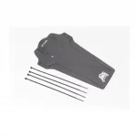 Крыло полипропиленовое универсальное, крепл. на стяжках, "карбон", ВЕЛОАКСЕСУАРИ, YQ-409919