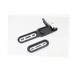 Крепление велосипеда за колесо к стене складное, пластмассово-металлическое, чёрно-белое HS-009В (без дюбелей), ВЕЛОАКСЕСУАРИ,