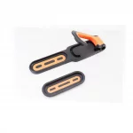 Крепление велосипеда за колесо к стене складное, пластмассово-металлическое, чёрно-оранжевое HS-009В (без дюбелей), ВЕЛОАКСЕСУАРИ,