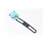 Крепление фонаря на руль велосипеда 22х140мм, силиконовое, чёрное, ВЕЛОАКСЕСУАРИ, YQ-409238