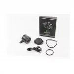 Фонарь задний 10 диодов, 7 цветов (Multicolor) алюминиевый, Li-ion 3.7V 250mAh зарядка от USB, влагозащитный IPx6, чёрный Samurai