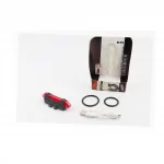 Фонарь задний 5 диодов 15 lumen, Li-ion 3.7V 330mAh зарядка от USB, влагозащитный, BS-216/DС-918, ВЕЛОАКСЕСУАРИ, YQ-409365