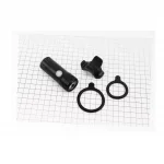 Фонарь передний 1 диод 150 lumen алюминиевый, Li-ion 3.7V 600mAh зарядка от USB, влагозащитный, чёрный JY-7012FC, ВЕЛОАКСЕСУАРИ,