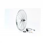 Колесо 28" заднее V-brake, обод "капля" алюминиевый, втулка на 3 скорости Shimano Nexus 14Gх36H, крепл. гайка, "GRAVITY",