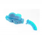 Мойка цепи с ручкой, 6 чистящих ролика, синяя, ВЕЛОІНСТРУМЕНТ, YQ-407027