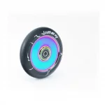 Колесо трюкового самоката 110мм, алюминиевое, пром-подшипники 608 (8х22х7) 2RS, хамелеон, ВЕЛОКОЛЕСА, YQ-412543