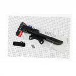 Насос пластмассовый с узким манометром, Т-ручкой, чёрный GP-43CP, ВЕЛОІНСТРУМЕНТ, YQ-407216