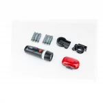 Фонарь передний 5 диодов+задний 3 диода к-кт, JY-808C+289T (без батареек), ВЕЛОАКСЕСУАРИ, YQ-414008