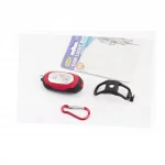 Фонарь универсальный 3 диода, влагозащитный, чёрно-красный LL-5658 (без батареек), ВЕЛОАКСЕСУАРИ, YQ-409348