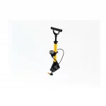 Насос ручной "напольный" с манометром 160 psi/11 bar, под штуцера Schrader&Presta, жёлто-чёрный JK-8002, ВЕЛОІНСТРУМЕНТ, YQ-407316