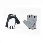 Перчатки без пальцев L с гелевыми вставками под ладонь, чёрно-белые SBG-1457, ВЕЛОЕКІПІРУВАННЯ, YQ-408257