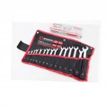 Набор ключей комбинированных 15шт (6/7/8/9/10/11/12/13/14/15/16/17/18/19/22мм) "скрутка" (HT-1204), Ручний інструмент, YQ-702200