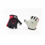 Перчатки без пальцев M с мягкими вставками под ладонь, чёрно-красные, ВЕЛОЕКІПІРУВАННЯ, YQ-408005