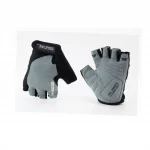 Перчатки без пальцев S с гелевыми вставками под ладонь, чёрно-серые SBG-1457, ВЕЛОЕКІПІРУВАННЯ, YQ-408186