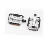 Педали MTB 9/16" (102x62x24мм) алюминиевые, серебристо-чёрные NWL-91K, ВЕЛОЗАПЧАСТИНИ, YQ-406876