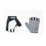 Перчатки без пальцев XL с гелевыми вставками под ладонь, чёрно-белые SBG-1457, ВЕЛОЕКІПІРУВАННЯ, YQ-408258