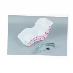 Сиденье для куклы заднее, пластмассовое, бело-розовое CR-A-1, ВЕЛОАКСЕСУАРИ, YQ-409997