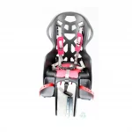 Сиденье для перевозки детей заднее, пластмассовое, крепл. на багажник, пятиточечный ремень безопасности, BC-195, ВЕЛОАКСЕСУАРИ,
