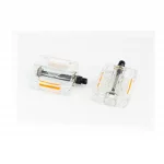 Педали MTB 9/16" (110x86x29мм) поликарбонатные, прозрачные HC-JD185, ВЕЛОЗАПЧАСТИНИ, YQ-406416