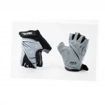 Перчатки детские без пальцев (4-6 лет) с мягкими вставками под ладонь, чёрно-серо-белые SKG-1553, ВЕЛОЕКІПІРУВАННЯ, YQ-408193