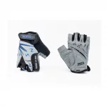 Перчатки детские без пальцев (4-6 лет) с мягкими вставками под ладонь, чёрно-серо-синие SKG-1553, ВЕЛОЕКІПІРУВАННЯ, YQ-408250