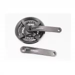 Шатуны "квадрат" 170мм, 42.34.24T MTB, алюминиевые, чёрные Tourney FC-TY301, ВЕЛОЗАПЧАСТИНИ, YQ-404142