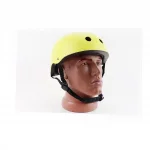 Шлем велосипедный подростковый BMX M (54-57см), 11 вент. отверстий, салатовый, ВЕЛОЕКІПІРУВАННЯ, YQ-408242