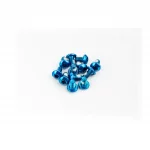 Болт тормозного диска M5x9мм, под ключ Т25, 12шт к-кт, синий, ВЕЛОЗАПЧАСТИНИ, YQ-412359