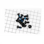 Болт тормозного диска M5x9мм, под ключ Т25, 12шт к-кт, чёрный, ВЕЛОЗАПЧАСТИНИ, YQ-406282