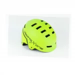 Шлем велосипедный подростковый BMX M (55-58см), 16 вент. отверстий, салатовый VENTTO XONE, ВЕЛОЕКІПІРУВАННЯ, YQ-408247